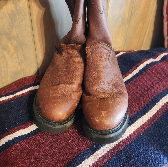 Mens Justin Boots size 9.5 - Picture 5 of 5